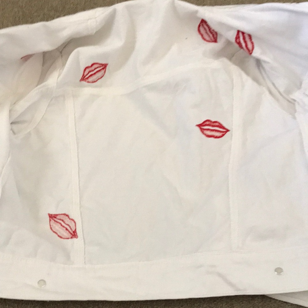 Embroidered denim jacket - Picture 6 of 6